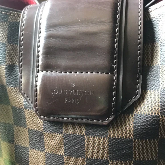 Luxury Alert! Louis Vuitton Damier Ebene Griet GM - Collectors Item - Picture 5 of 16